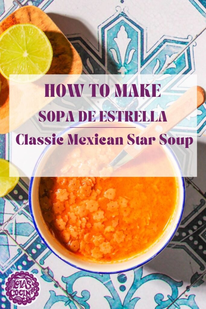 Sopa de estrellitas Sopa de estrella Sopa de estrellas recipe soups Sopa de estrellitas easy