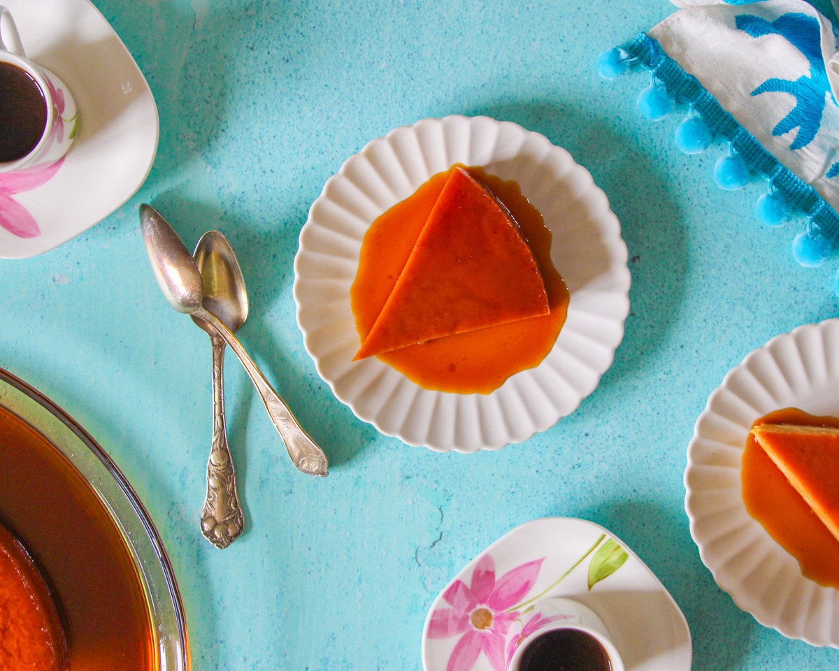 Guava flan Guava flan Puerto Rico Guava flan cake Guava paste flan Flan de guayaba Flan con mermelada de guayaba