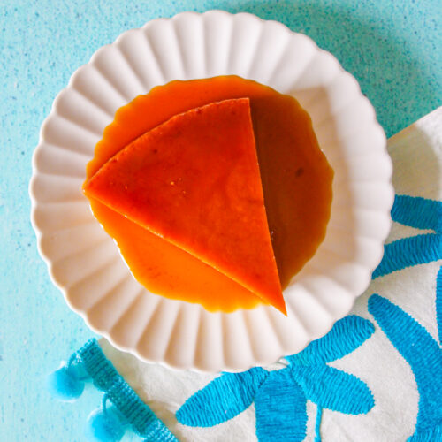 Guava flan Guava flan Puerto Rico Guava flan cake Guava paste flan Flan de guayaba Flan con mermelada de guayaba